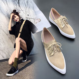 Advbridge INS women shoes Genuine Leather 22-24.5 cm length pumps women shoes Sheep suede pointed toe female+shoes yellow shoes