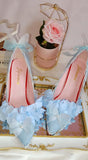 Advbridge Japanese tea party sweet lolita shoes vintage round head high heel women shoes cute lace bowknot kawaii shoes loli cosplay