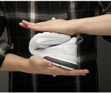 Advbridge  Genuine Leather Shoes Men Sneakers Men Fashion White Shoes Cow Leather Sneakers Brand Male Footwear A1995