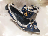Advbridge Japanese high heel vintage lace bowknot bandage kawaii shoes cosplay loli women shoes Lolita shoes sweet princess daily