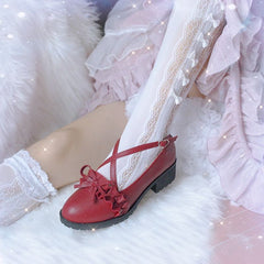 Advbridge Japanese College Mori Girl Jk Uniform Pu Leatehr Platform Lolita Gothic Round Head Mary Jane Lolita Shoes Plus Velvet Anime Girl