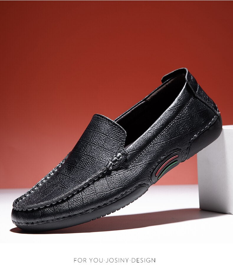 Advbridge spring and autumn new cowhide men's leather fashion casual shoes all-match business shoes driving shoes wedding shoes