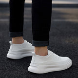 Advbridge Men's Casual Shoes Black Leather Flats Size 39-44 Graffiti  Sneakers Designer Shoes Men Hiking Leisure Shoes %