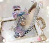 Advbridge Lolita handmade shoes Palace Bowknot Princess Kawaii Girl Women Shoes  japanese Sweet Lolita Shoes cos Lolita loli  Victoria