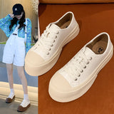 Advbridge Mid Heel Platform Loli Canvas Shoes Women's Summer College Style Mori Girl Lolita Design Street Sports Students' Casual Sneakers