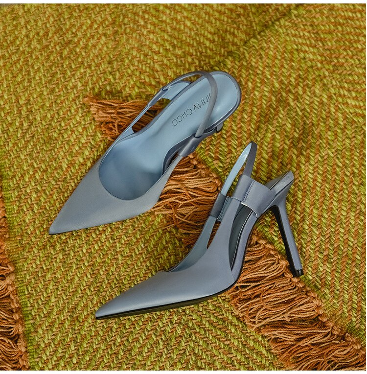 Advbridge Women Stilettos High Heel Mules Shoes Singback Sandals For Women Elegant Pumps Ladies Party Wedding Shoes Zapatos De Mujer