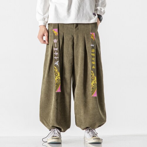 Advbridge Oversized Harem Pants for Men Japanese Fashion Trends Harajuku Streetwear Teens Baggy Cargo Trousers Loose Wide Leg Sweatpants