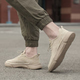 Advbridge Men Casual Shoes Leather Loafers Fashion Sneakers Men Shoes Retro Korean Shoe