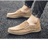 Advbridge Leather shoes men's all-match leather fashion casual shoes business shoes spring and autumn new trendy shoes men