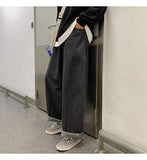 Advbridge Baggy Denim Pant Men Loose Straight Wide Leg Jeans Men's Women's Streetwear Skateboard Hip Hop Casual Trousers Oversized 2XL