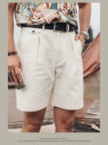 Advbridge LUD-0004 WW2 US Military Style 270GSM HBT Bermuda Mens Super Top Quality Cotton Vintage  Casual Durable Stylish Shorts