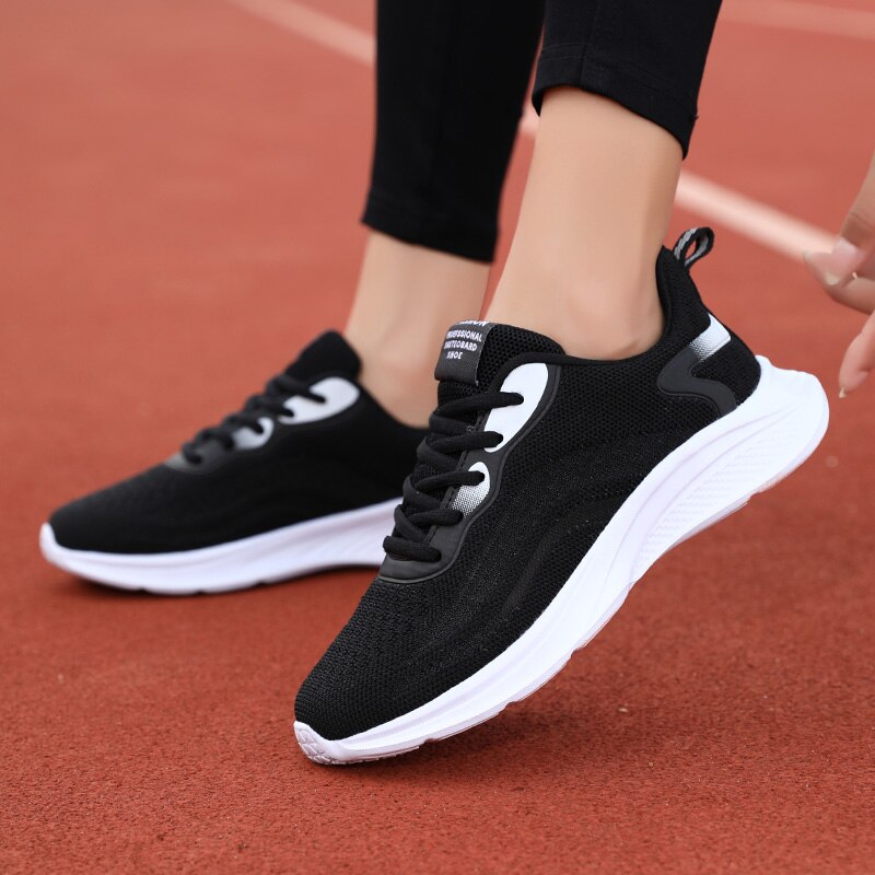 Advbridge New Women's Shoes Breathable Sneakers Brand Running Shoes Casual Sports Shoes  Outdoor Light Lace Fitness Shoes SD-203