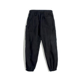 Advbridge Tooling Print Letter Cargo Pants Men Elastic Waist Pant SolidCotton Pocket Casual Vintage Men's Trendy Overalls