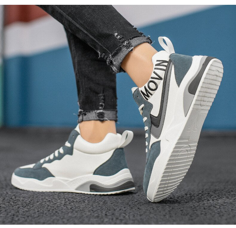 Advbridge Warm cotton shoes winter trend high-top shoes all-match sports casual shoes student running shoes fashionable trendy shoes