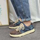 Advbridge Trendy Retro Men Canvas Shoes Spring Autumn Lace-up Low-cut Men Casual Shoes Breathable Canvas Men Sneakers chaussure homme