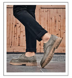 Advbridge Casual men's leather shoes new soft bottom autumn and winter British style trend casual all-match men's shoes