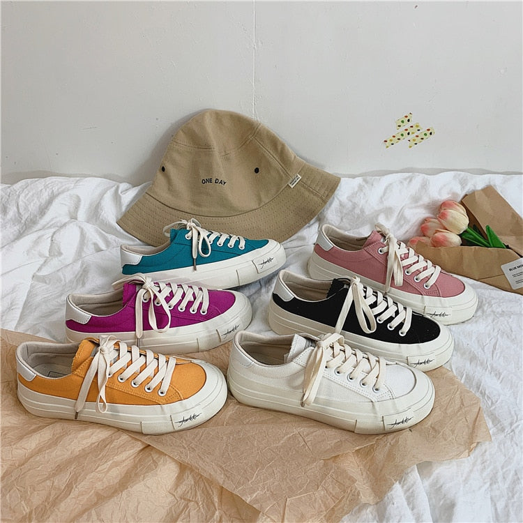 Advbridge Spring Fashion Women Canvas Shoes Female Outdoor Sneakers Classic High Quality Platform Ladies Casual Shoes Leisure Footwear