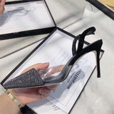 Advbridge The Transparency Of The Same Paragraph With A High Sense Of The Naked Color Spell With The Tip Of A Fine Diamond Sandals