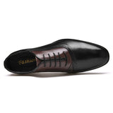 Advbridge Classic Business Men's Dress Shoes Fashion Elegant Formal Wedding Shoes Men Slip on Office Oxford Shoes for Men Black
