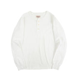 Advbridge T2-0006 Red Tornado Asian Size Man High Quality 260gsm Casual Long Sleeve 100% Cotton Henley Tee 6 Colours