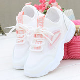 Advbridge Female Autumn New Mesh Breathable Casual Sports Shoes White Korean Student Women Lolita Sneakers Anime Kawaii Cute Casual