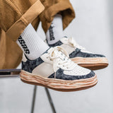 Advbridge Sneakers Men's Shoes Autumn and Spring Thick-soled Shoes Men's Sports Children Men's Niche Trendy Shoes Trend Small White Shoes