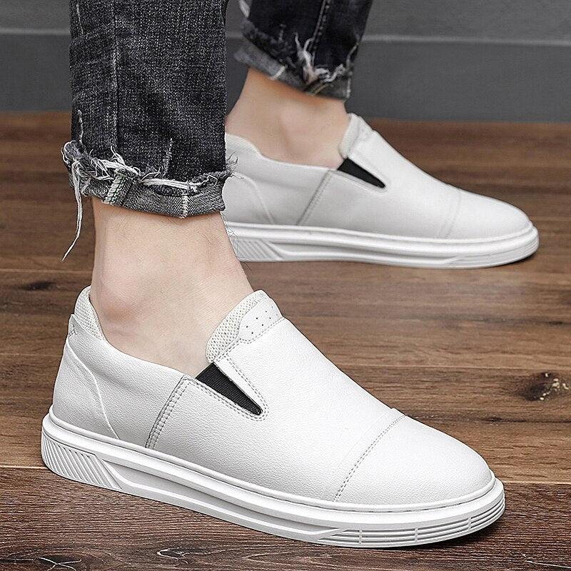 Advbridge Men Genuine Leather Dress Shoes Mens Casual Shoes Luxury Brand Moccasins Loafers Men Fashion Sneakers Men Shoes