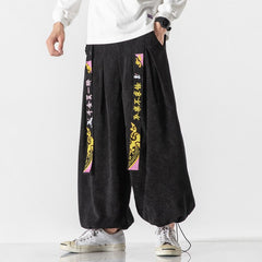 Advbridge Oversized Harem Pants for Men Japanese Fashion Trends Harajuku Streetwear Teens Baggy Cargo Trousers Loose Wide Leg Sweatpants