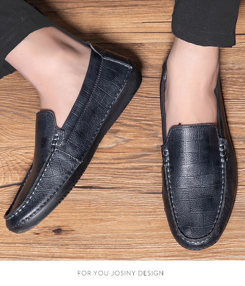 Advbridge spring and autumn new cowhide men's leather fashion casual shoes all-match business shoes driving shoes wedding shoes