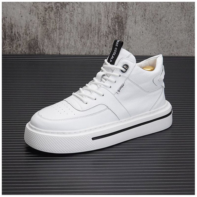 Advbridge Fashion Men Casual Shoes Sneakers High Tops Shoes Height Increasing Shoes ankle boots