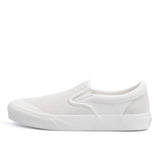Advbridge White Slip-on Shoes Unisex Convenience Wearing Casual Shoes Suede Sale