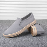 Advbridge Canvas Shoes Men's Sneakers Breathable Ultra-light Loafers Slip-On Mens Casual Shoes Hot Sale Summer Walking Flat Shoes
