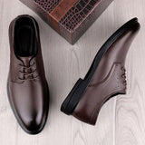 Advbridge autumn new men's leather shoes business casual shoes men's leather Korean soft-soled dress shoes wedding shoes