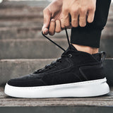 Advbridge Men's Casual Shoes Black Leather Flats Size 39-44 Graffiti  Sneakers Designer Shoes Men Hiking Leisure Shoes %