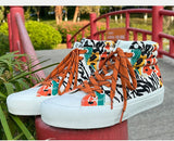 Advbridge New Arrival High-top Canvas Shoe for Skateboarding Pattern Vulcanized Casual Fashion Sneaker Teenager