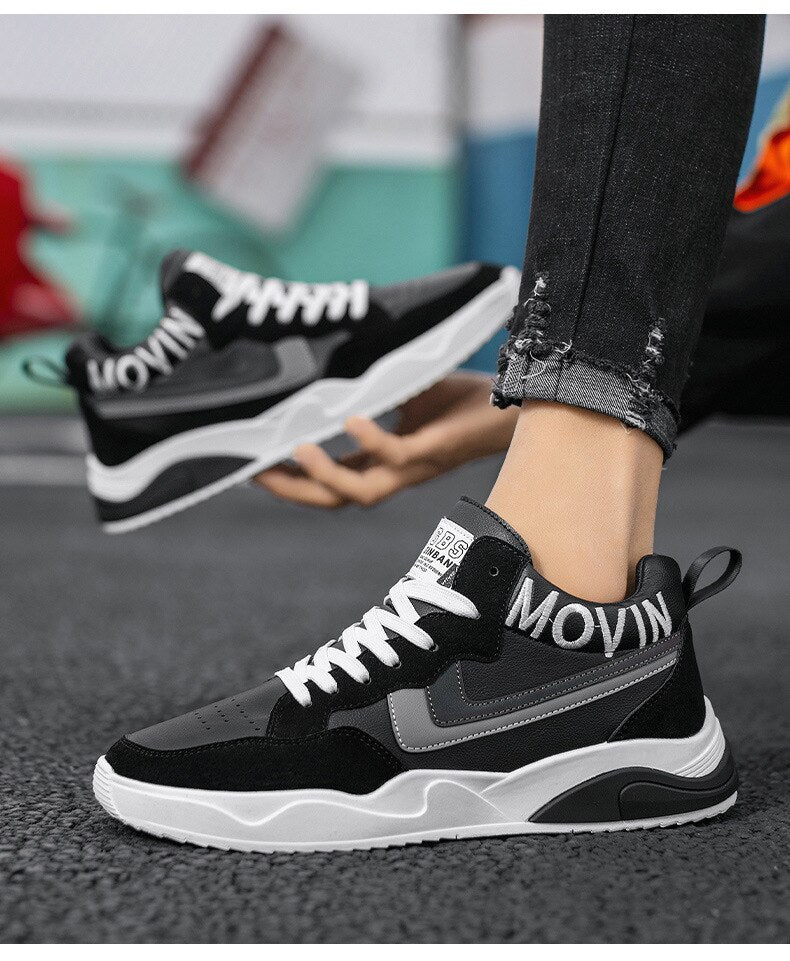 Advbridge Warm cotton shoes winter trend high-top shoes all-match sports casual shoes student running shoes fashionable trendy shoes