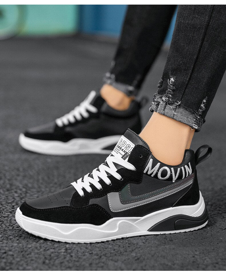 Advbridge Warm cotton shoes winter trend high-top shoes all-match sports casual shoes student running shoes fashionable trendy shoes