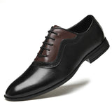 Advbridge Classic Business Men's Dress Shoes Fashion Elegant Formal Wedding Shoes Men Slip on Office Oxford Shoes for Men Black