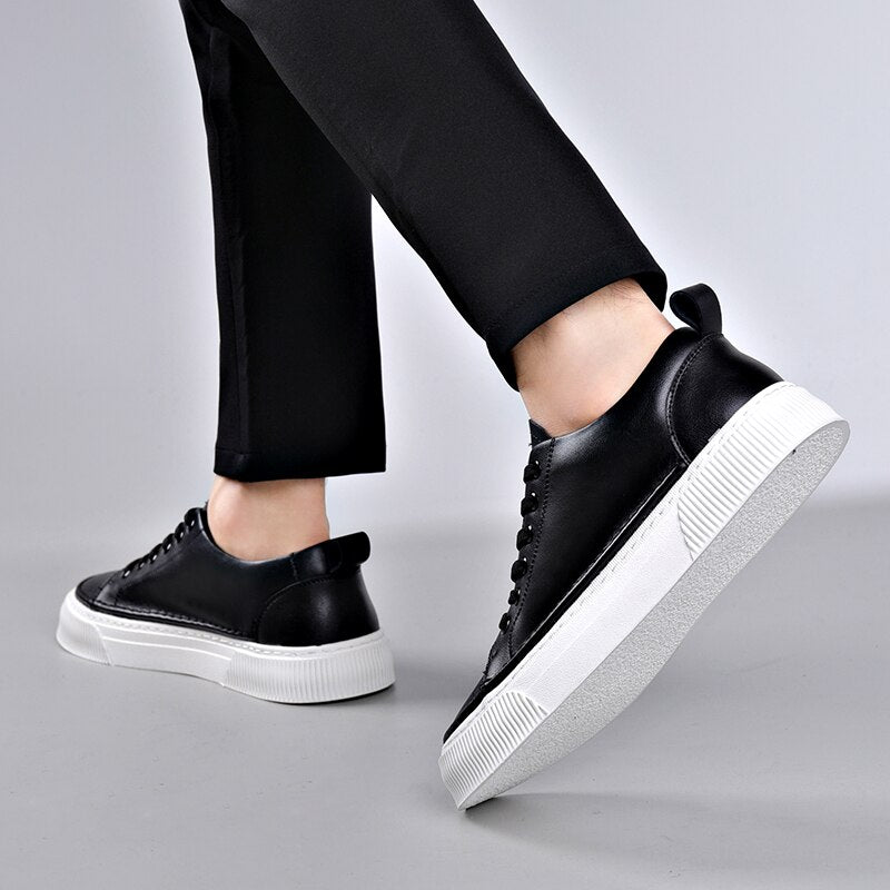 Advbridge White Men's Sneakers New Light Casual Shoes for Men Breathable Black Men Shoes Skateboard Mens Sneakers Retro Tooling Flats