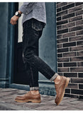 Advbridge Casual men's leather shoes new soft bottom autumn and winter British style trend casual all-match men's shoes