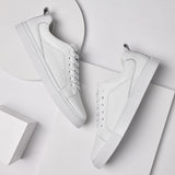 Advbridge Men's Casual Shoes High Quality Board Shoes Breathable Sneakers Men Walking Shoes Student Fashion Men Shoes Genuine Leather