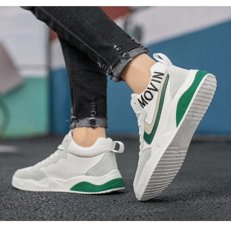 Advbridge Warm cotton shoes winter trend high-top shoes all-match sports casual shoes student running shoes fashionable trendy shoes