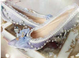 Advbridge princess daily japanese high heel vintage lace bowknot bandage kawaii shoes cosplay loli women shoes Lolita shoes sweet