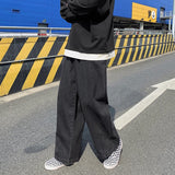 Advbridge Baggy Denim Pant Men Loose Straight Wide Leg Jeans Men's Women's Streetwear Skateboard Hip Hop Casual Trousers Oversized 2XL