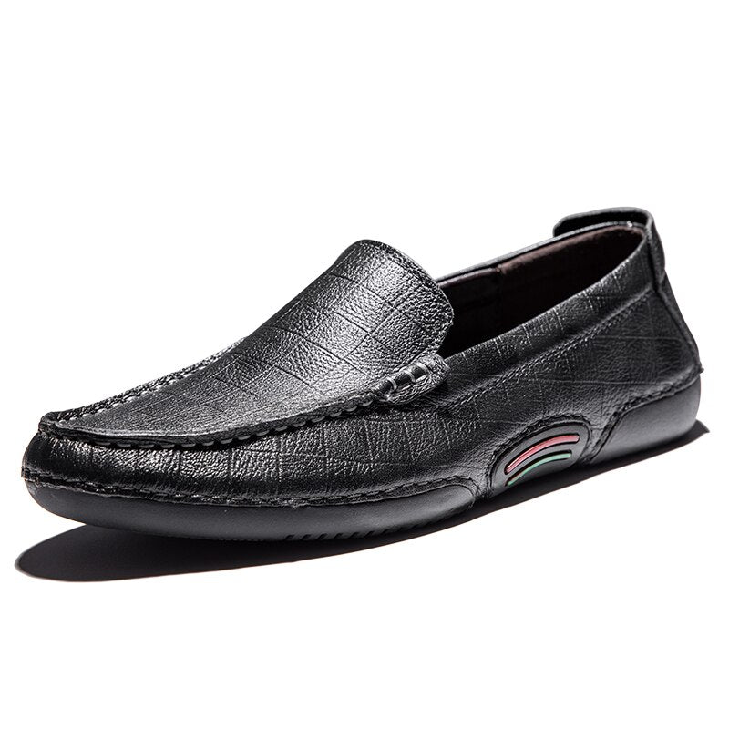 Advbridge spring and autumn new cowhide men's leather fashion casual shoes all-match business shoes driving shoes wedding shoes