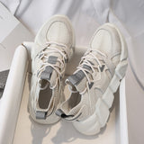 Advbridge Women Vulcanized Shoes New Fashion Light Shoes Men Women High-rise Sneakers Breathable Walking Running Shoes Plus Size 44