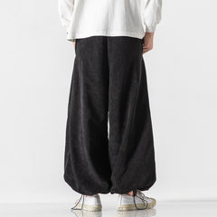 Advbridge Oversized Harem Pants for Men Japanese Fashion Trends Harajuku Streetwear Teens Baggy Cargo Trousers Loose Wide Leg Sweatpants