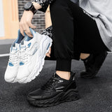 Advbridge Spring Hot Sale Mens Casual Shoes Fashion Non-slip Wear-resistant Breathable Shoes Man Thick Bottom Outdoor Sports Shoes 44