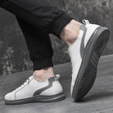 Advbridge Men Casual Shoes Handmade Mens Shoes Cow Genuine Leather Loafers Moccasins Slip On Male Flats Male Driving Shoes Sneakers Men