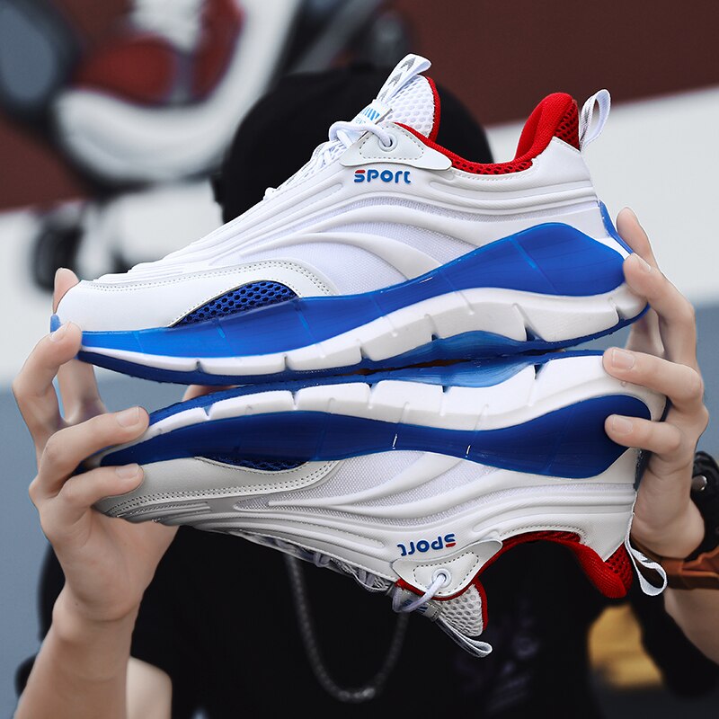 Advbridge Mixed Colors Men Causal Shoes Black Sneakers Male Summer Men Casual High Gang Shoes Fashion Breathable White Tenis Masculin